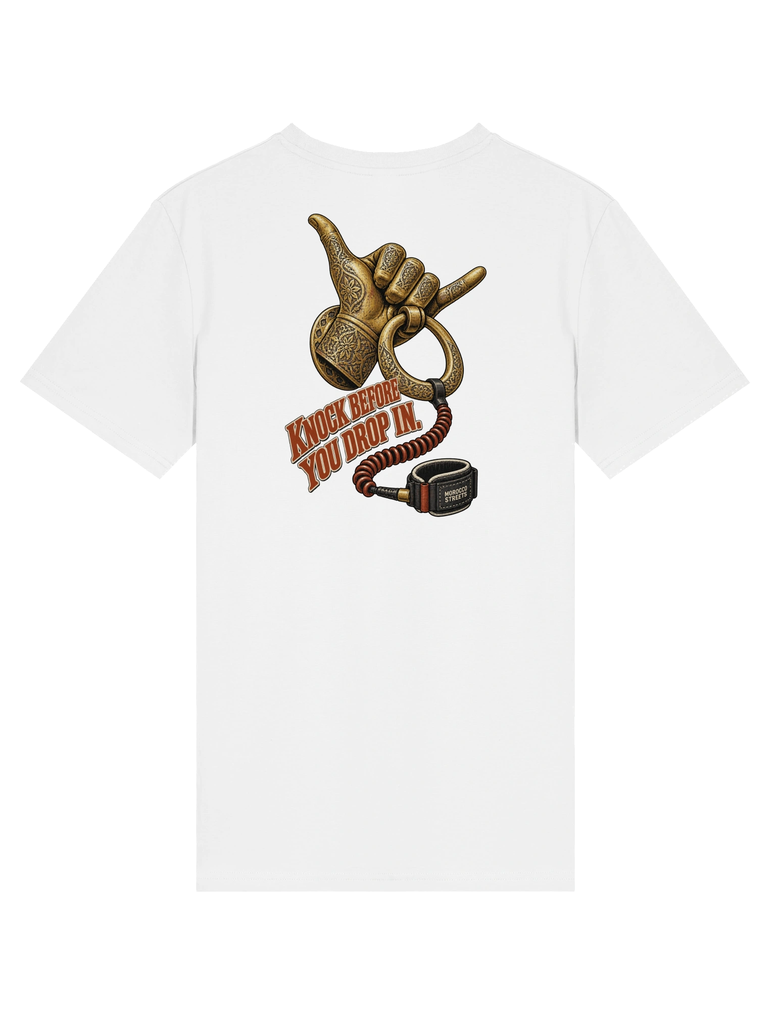 Knock Before You Drop In — Organic T-shirt